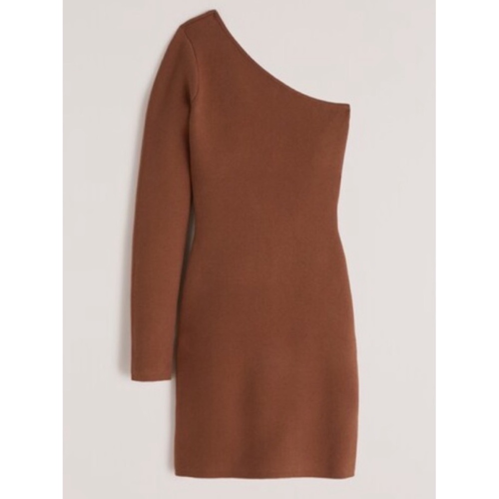 NWT Abercrombie & Fitch One Shoulder Sweater Dress Size XS